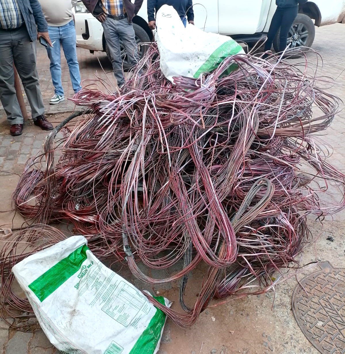 Stolen copper cables, Garies