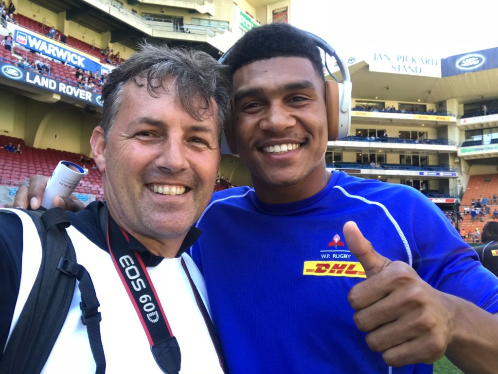 Damian Willemse and Thys Lombard still speak, bonding over years of Lombard taking photos of Willemse.