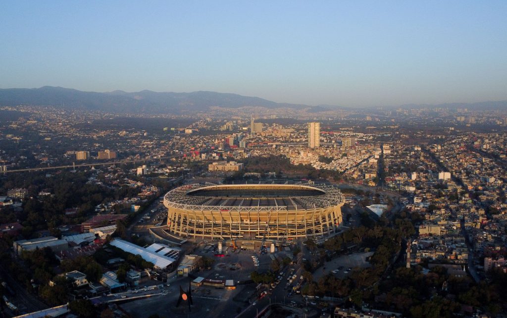 The Azteca Stadium in Mexico City where Bafana Bafana will face Mexico in their World Cup opener.