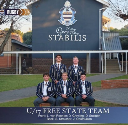 Grey Kollege Rugby Trots - Vrystaat Provinsiale spanne bekend