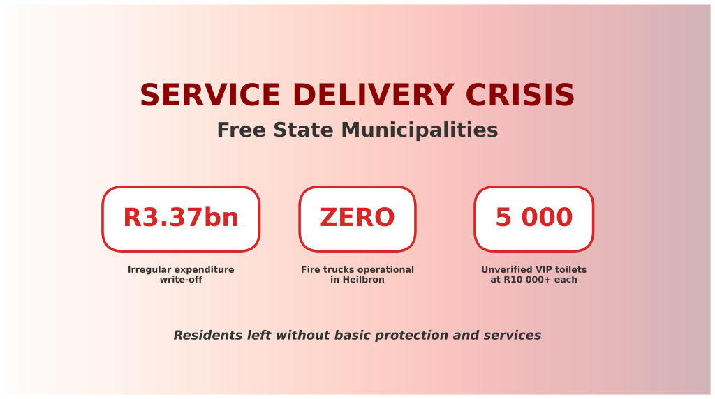 Free State service delivey crisis