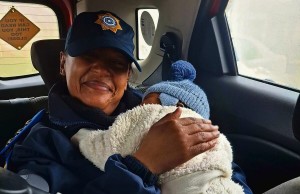 ‘Twinkle, twinkle, you’re a star’: Cape Town officer wins hearts consoling baby