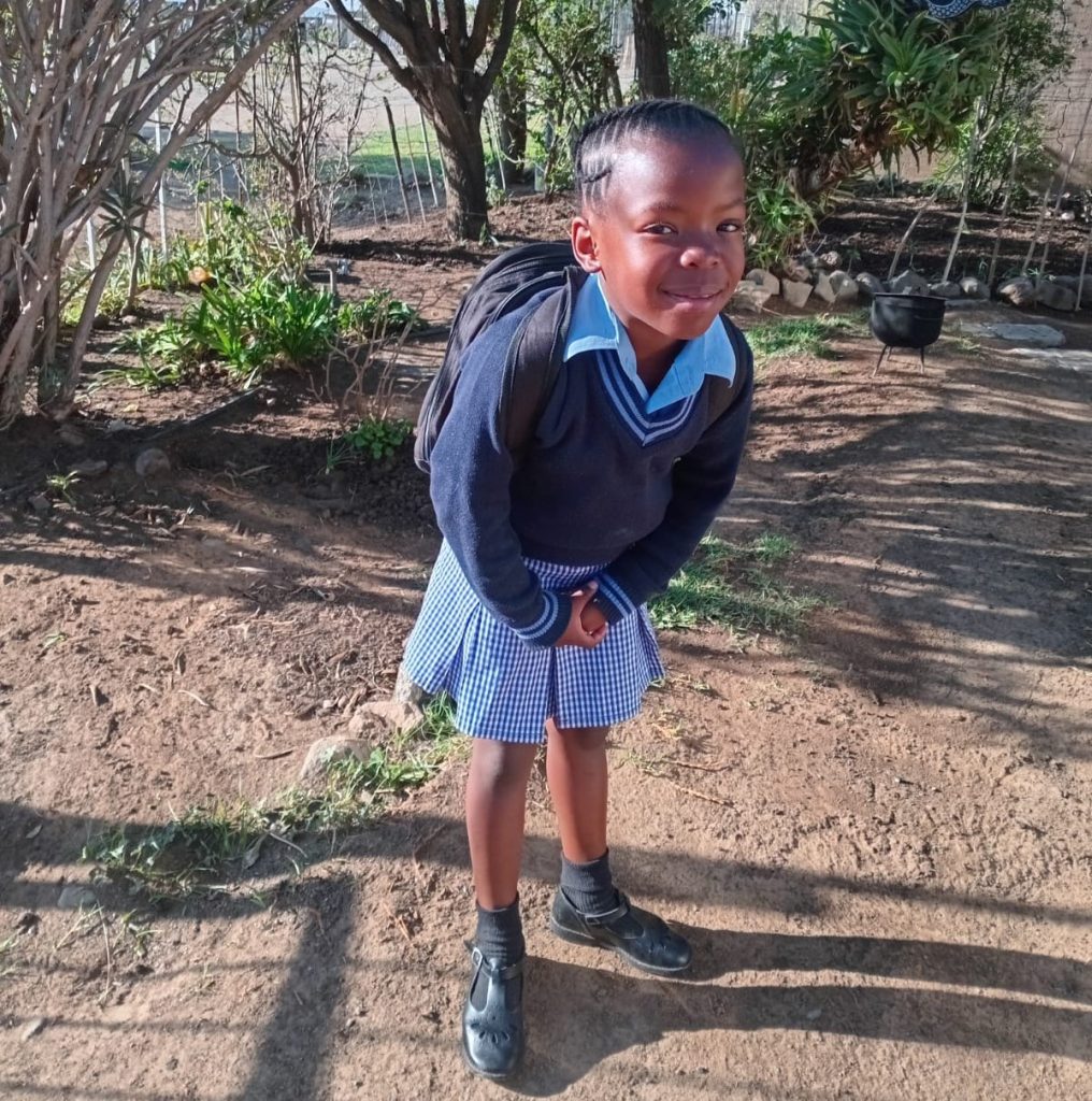 Olowethu was a Gr. 3 learner at the Fadimehang Primary School, Section A. 