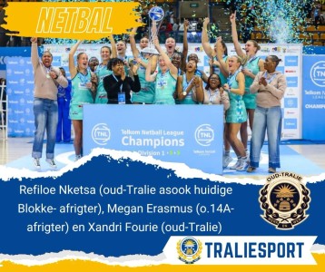 Telkom Netballiga-finaal - Sentraal se afrigters en oud-Tralies skitter