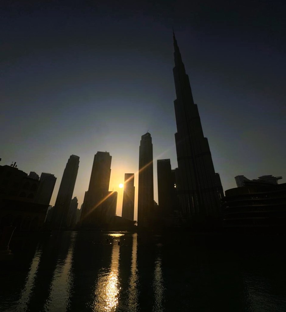 The Burj Khalifa towers over downtown Dubai. Photo: Cecilia Hume