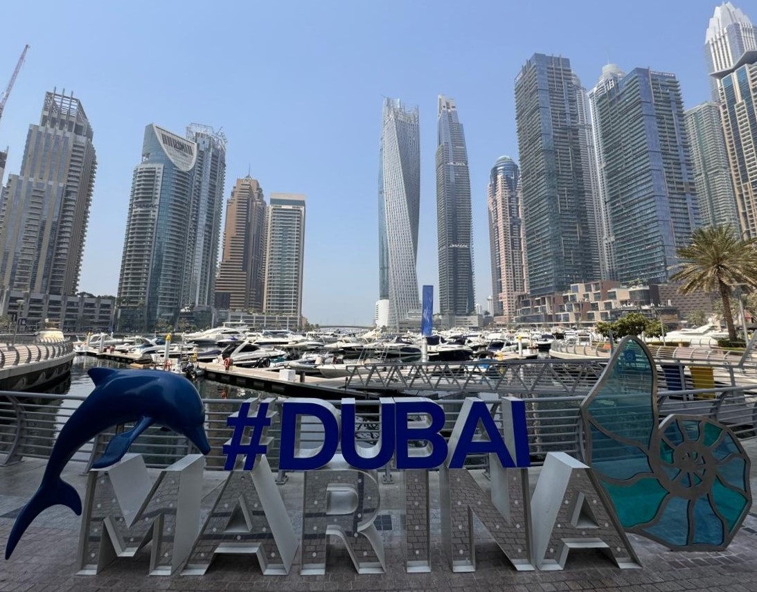 Dubai Marina, one of the city's prime tourism destinations. Luxury hotels across the emirate are offering steep discounts to residents amid a tourism downturn. Photo: Cecilia Hume