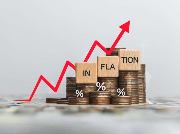 Inflation rises.