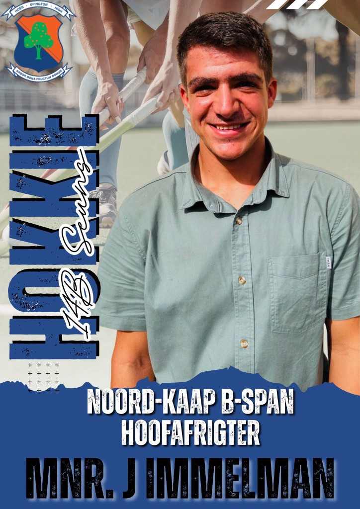 Noord-Kaap B-hokkiespanne – Uppies hokkie-toernooie begin vandag