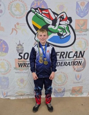 Greco Roman Stoei Kampioenskappe - Ruben behaal SA-kleure