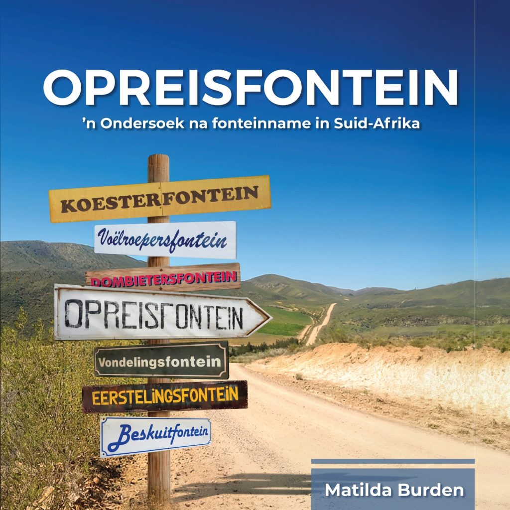 Opreisfontein - 'n Ondersoek na fonteinname in Suid-Afrika
