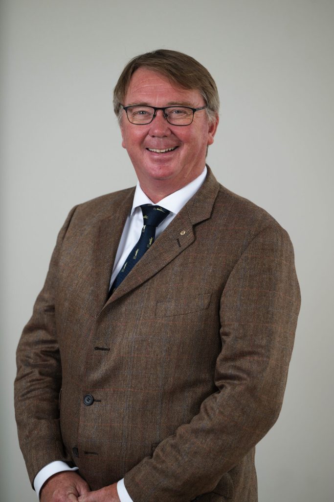 John Bennett, president van die Royal Agricultural Society of New South Wales in Australië.