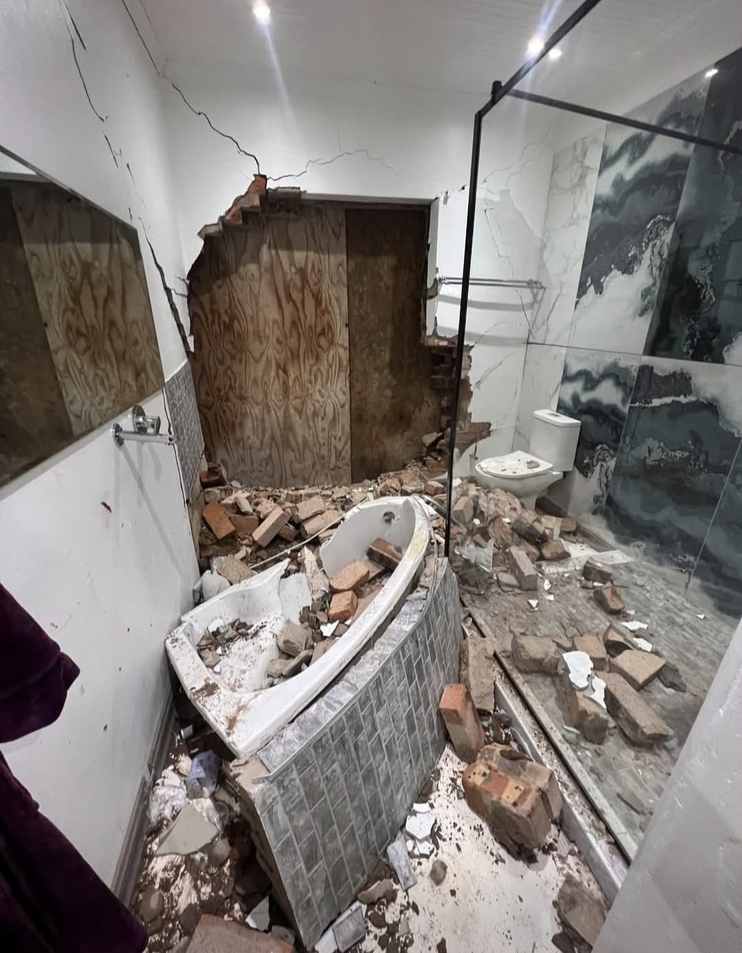 Car crashes through Jeffrey's Bay home.