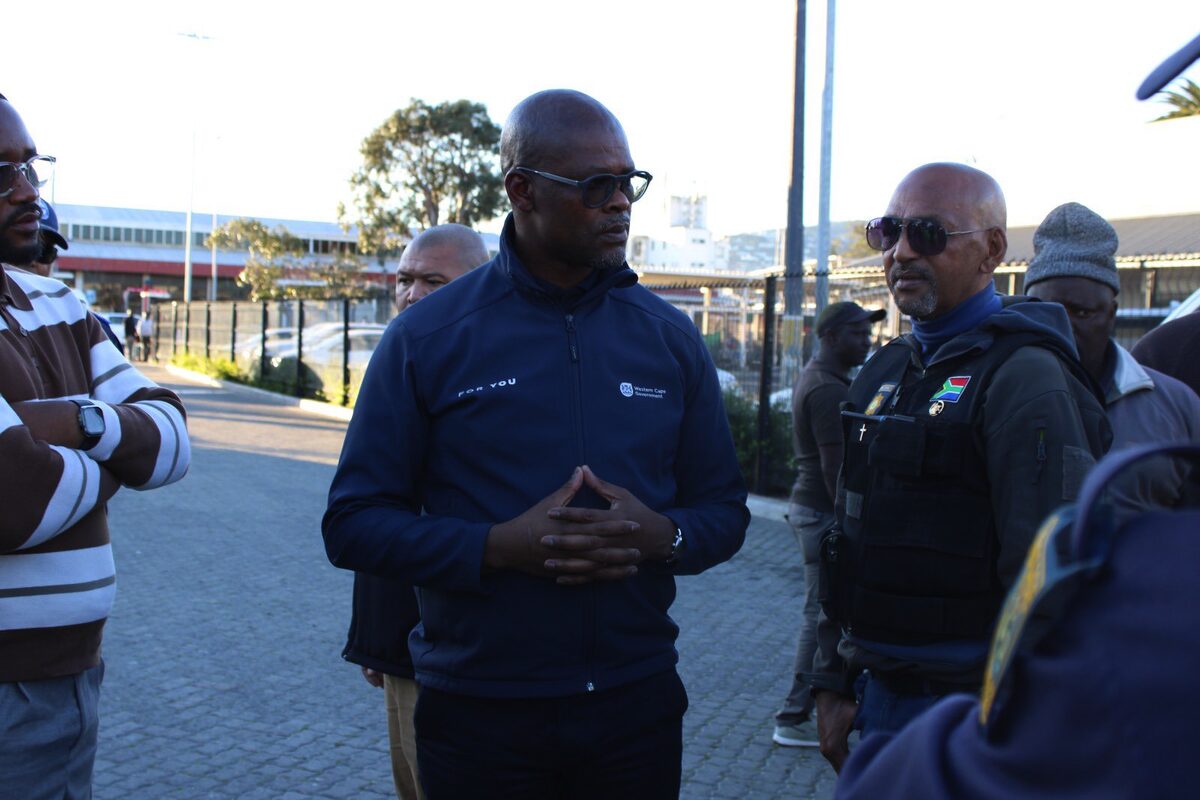 Western Cape Mobility Minister Isaac Sileku visited the Somerset West PTI on Wednesday 29 July.