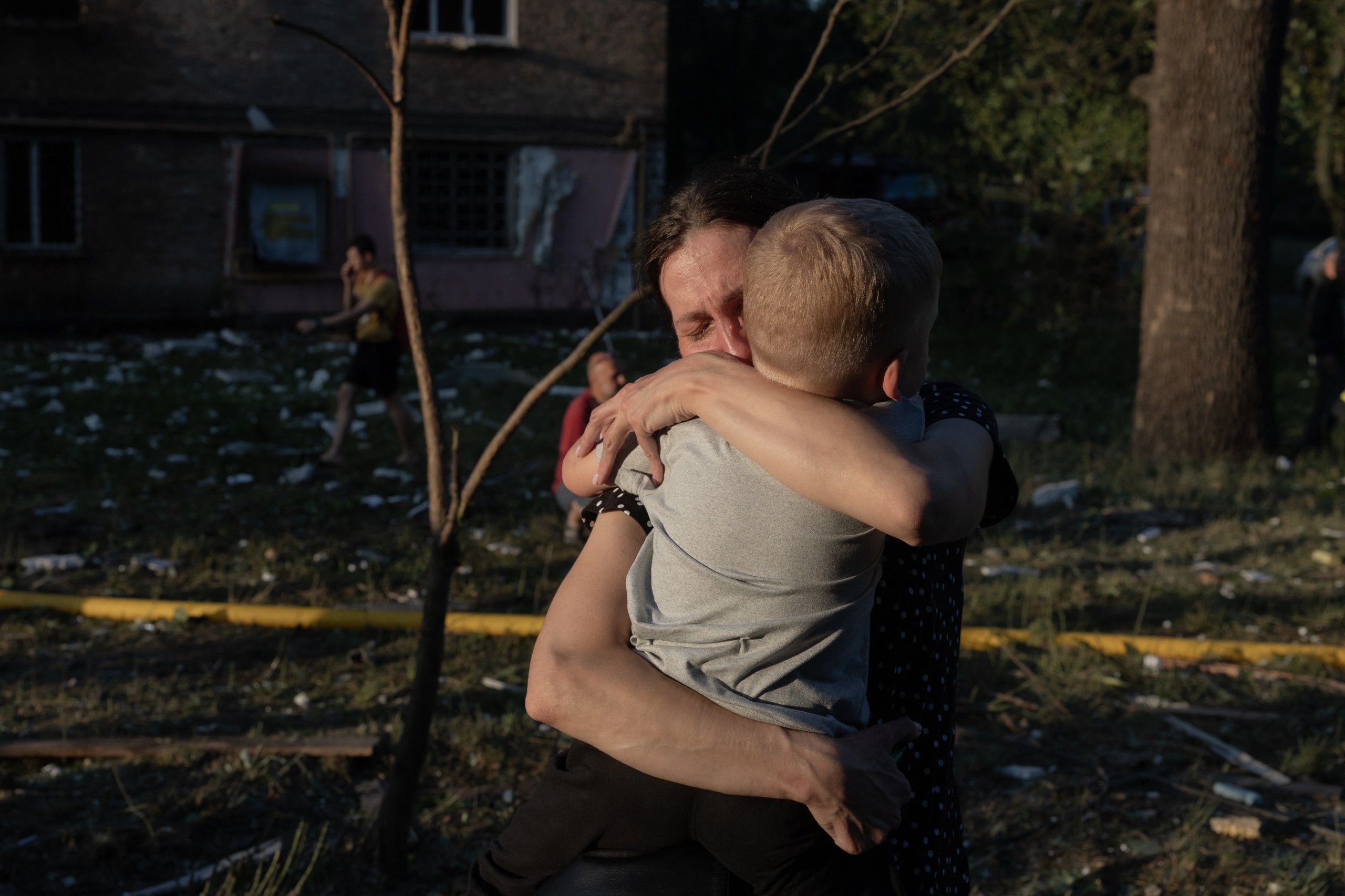 Russia strikes Kyiv.