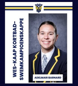 Adelmari Barnard behaal uitnemende Prestasie in Swembad