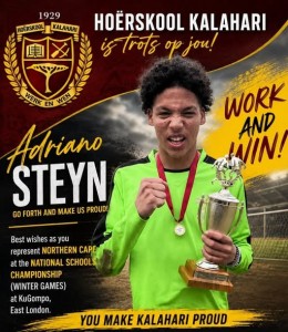 Adriano Steyn shines and makes Kalahari proud