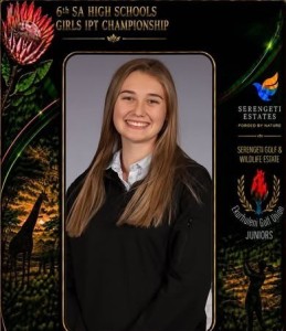 Rustie-gholfer Alyssa Goosen skitter op nasionale vlak