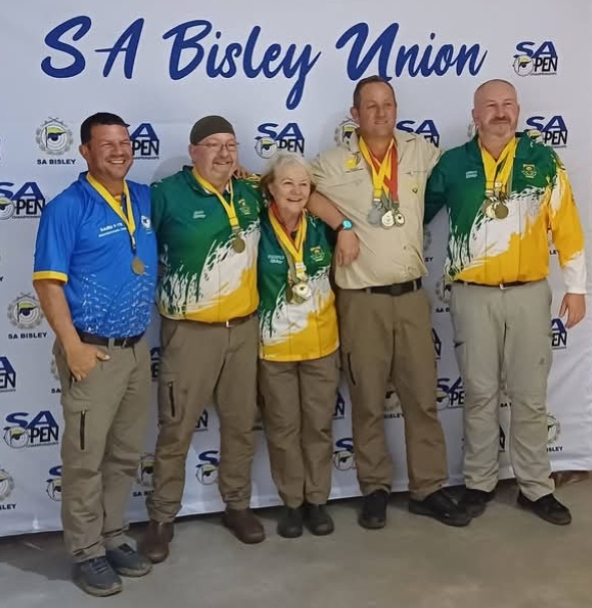 Wenners in die langafstand Bisley wat van 2 tot 4 Julie in Bloemfontein gehou is.