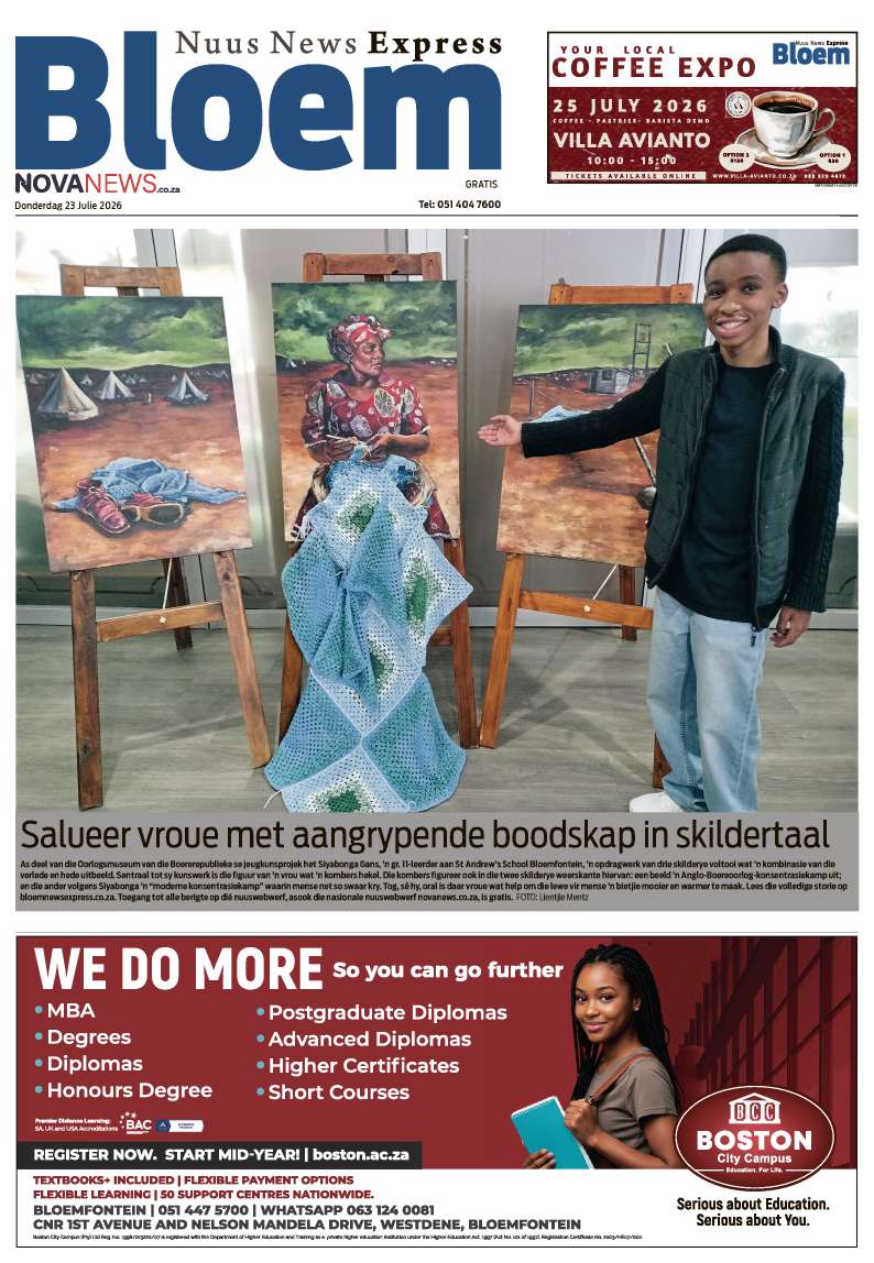 BloemNuusExpress – E-Edition – 23 Julie 2026