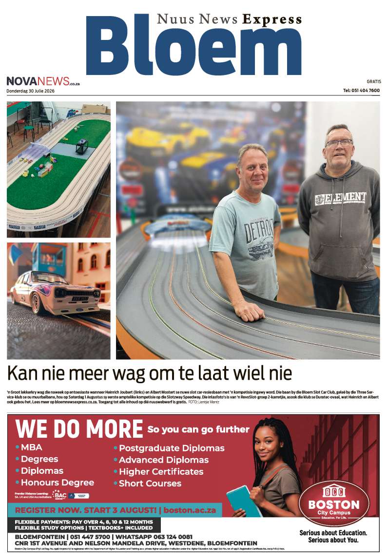 BloemNuusExpress – E-Edition – 30 Julie 2026
