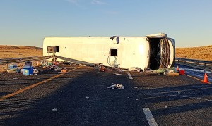Ten die after bus bound for Zimbabwe overturns in Free State