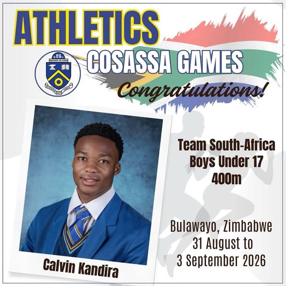 COSSASA Games - Hoërskool Marais Viljoen atlete na Bulawayo