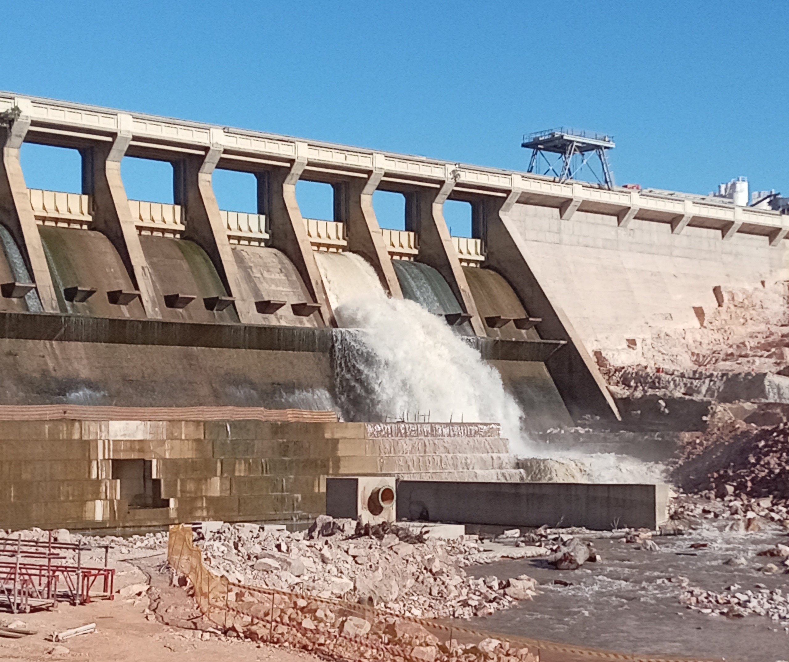 The Clanwilliam Dam wall raising project.