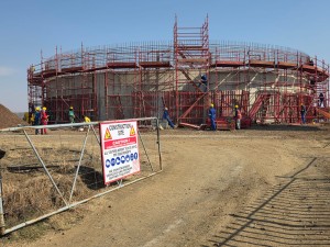 Work resumes on Cornelia water reservoir project