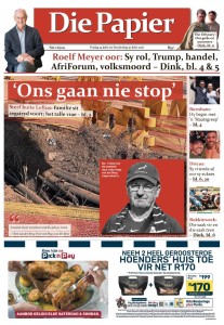 Die nuwe uitgawe van Die Papier is nou op die rakke en aanlyn beskikbaar