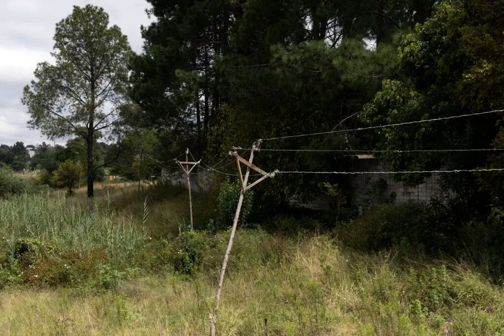 Johannesburg is plagued by illegal electricity connections.
