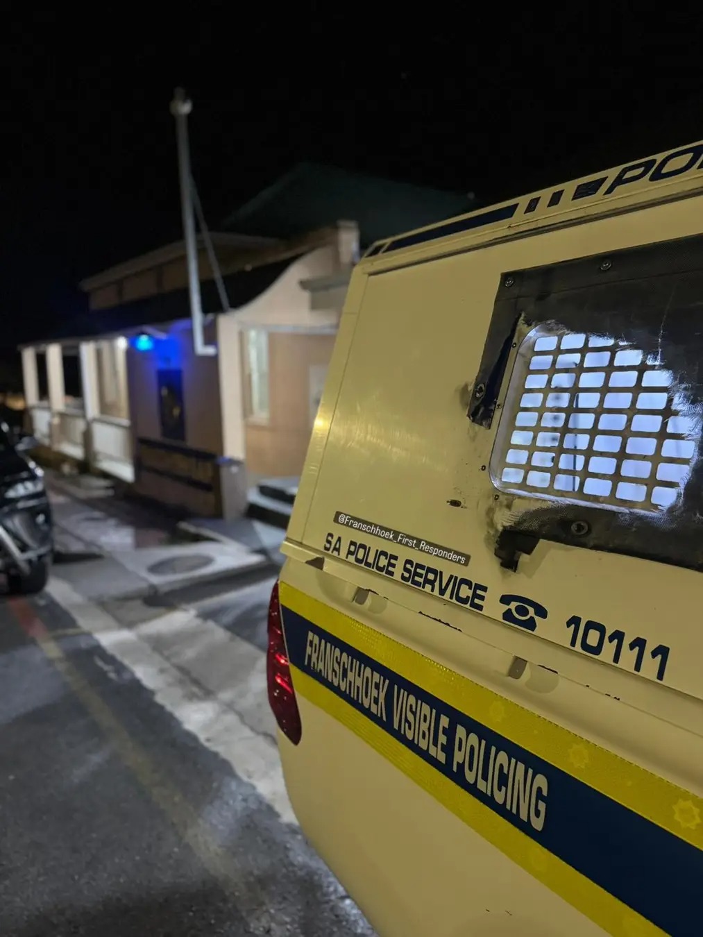Franschhoek police had their hands full with the recent shootings. Photo: Franschhoek First Responders