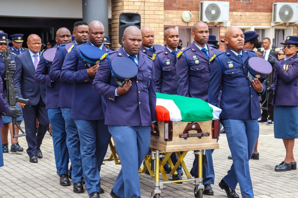 Late Constable Callan Andrews was slain while responding to crime.