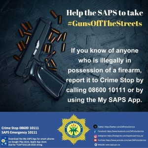 Stolen firearm recovered, man arrested in Odendaalsrus