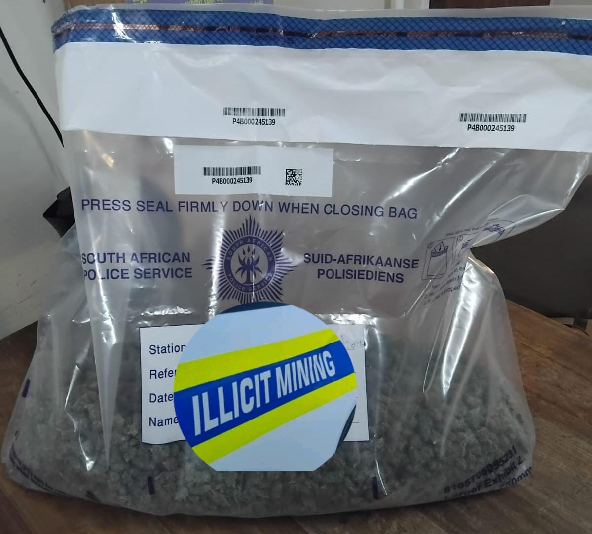 Illicit mining in Lejweleputswa