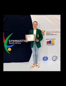 Gimnastiek Suid-Afrika – Hoërskool Linden-leerder skitter