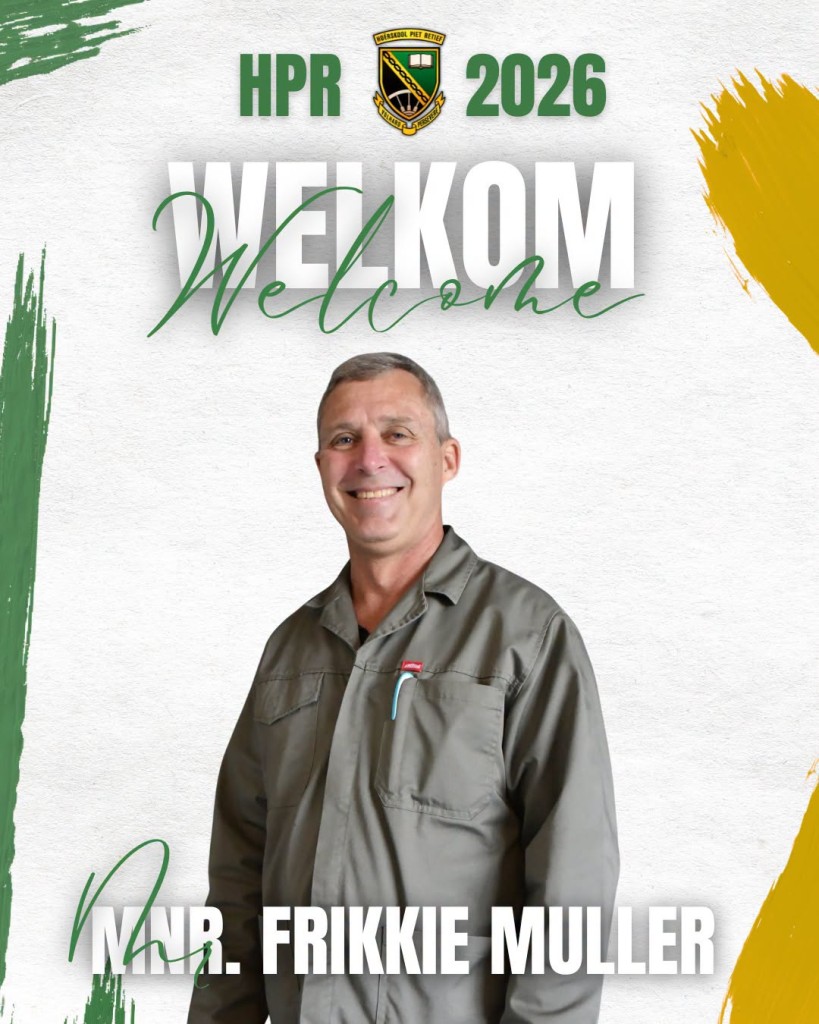 Drie Nuwe Personeellede - Hoërskool Piet Retief