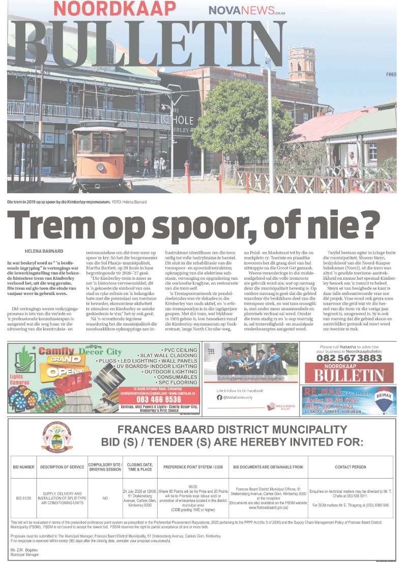 NoordkaapBulletin – E-publikasie 9 Julie 2026