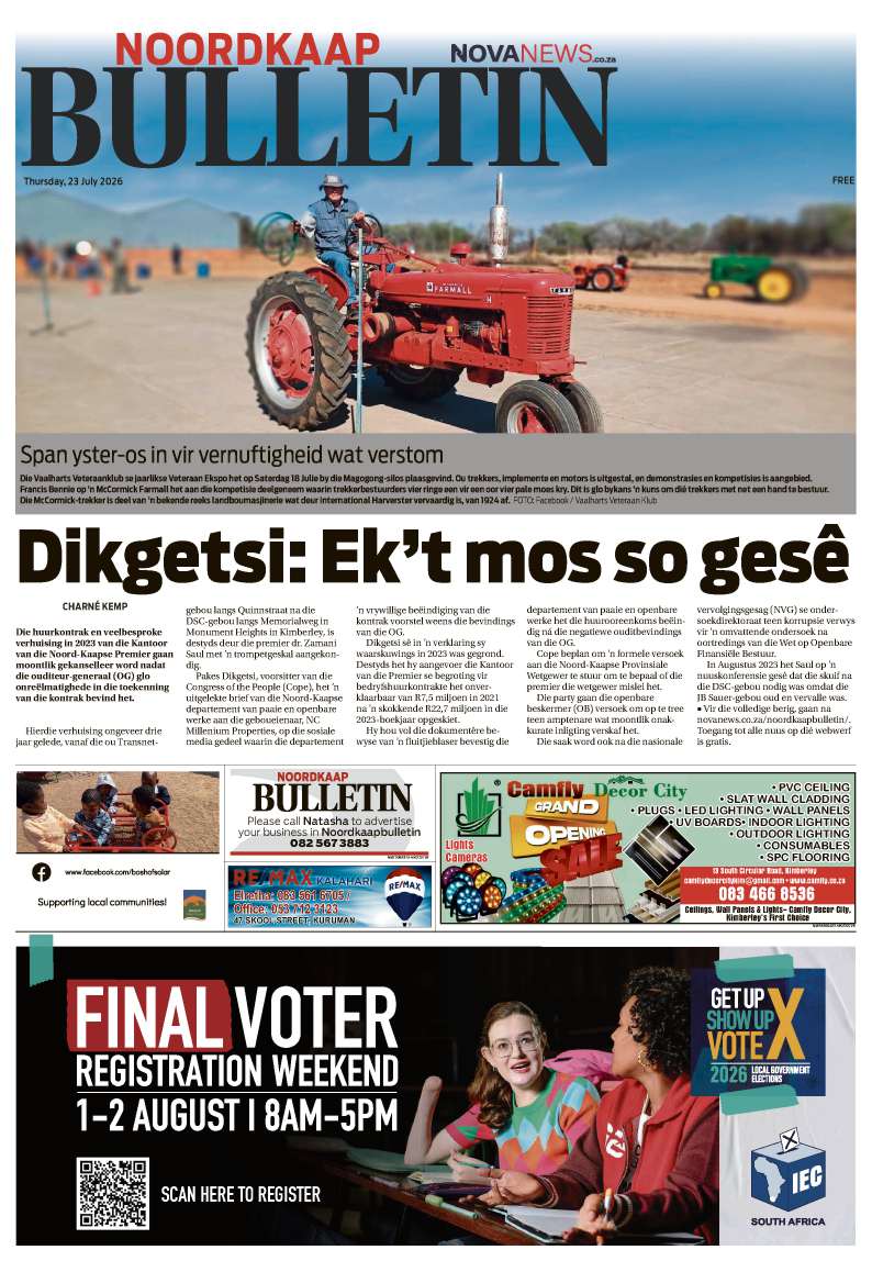 NoordkaapBulletin – E-publikasie 23 Julie 2026