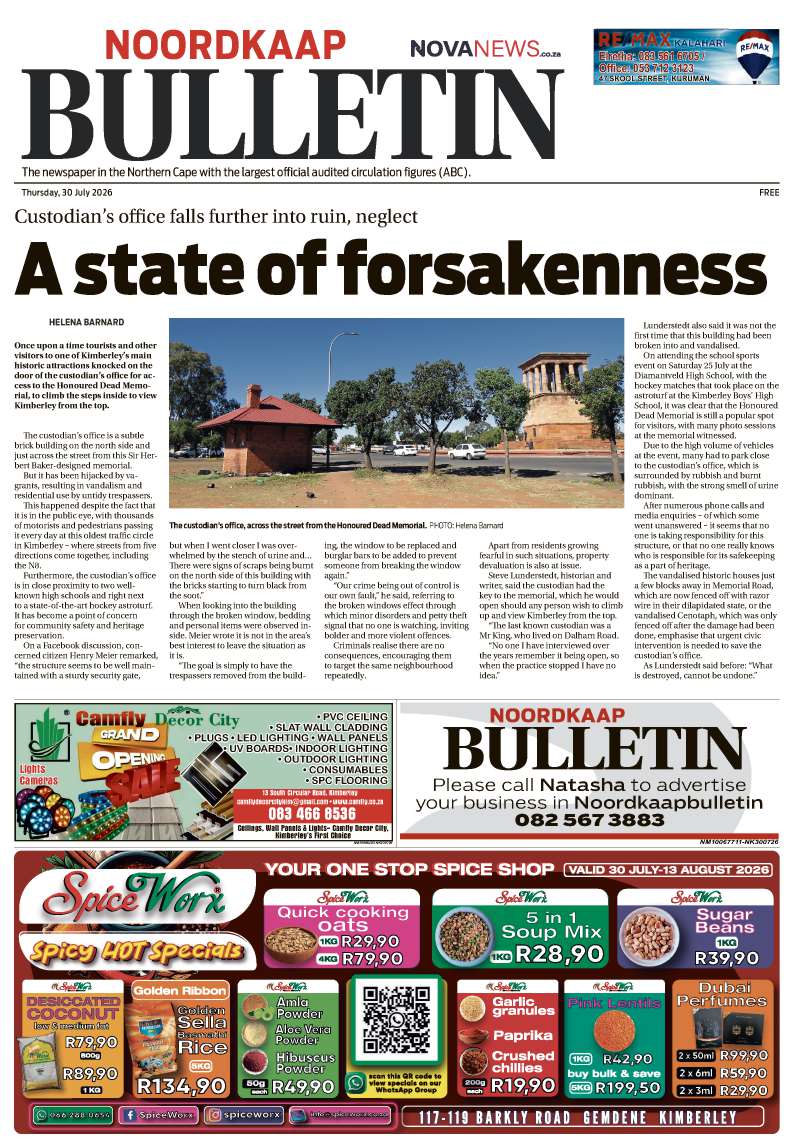 NoordkaapBulletin – E-publikasie 30 Julie 2026