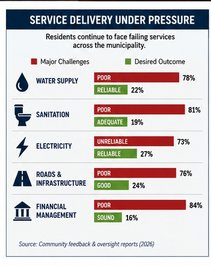 Service delivery under pressure