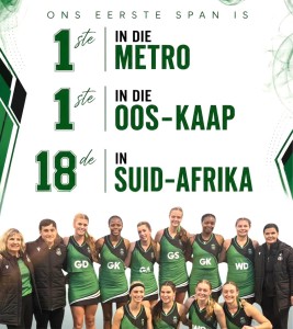 Pearson Netball Stands Tall Nationally