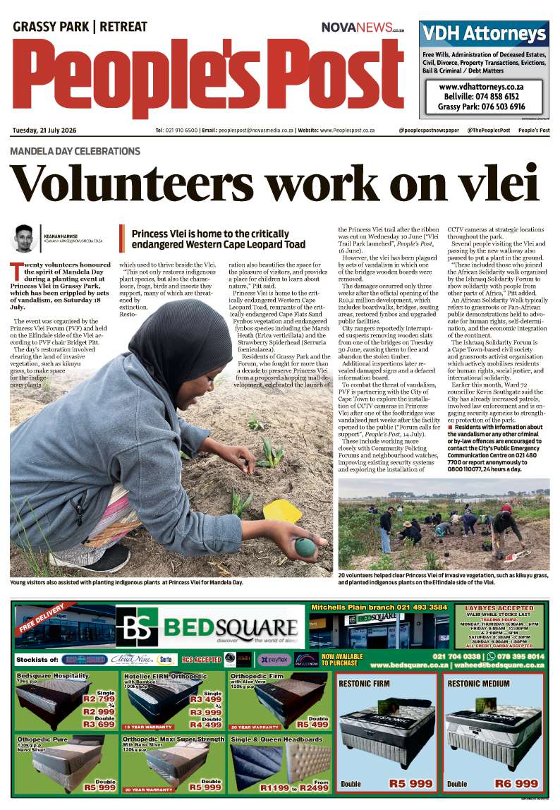 People’s Post Grassy Park/Retreat E-edition 21 July 2026