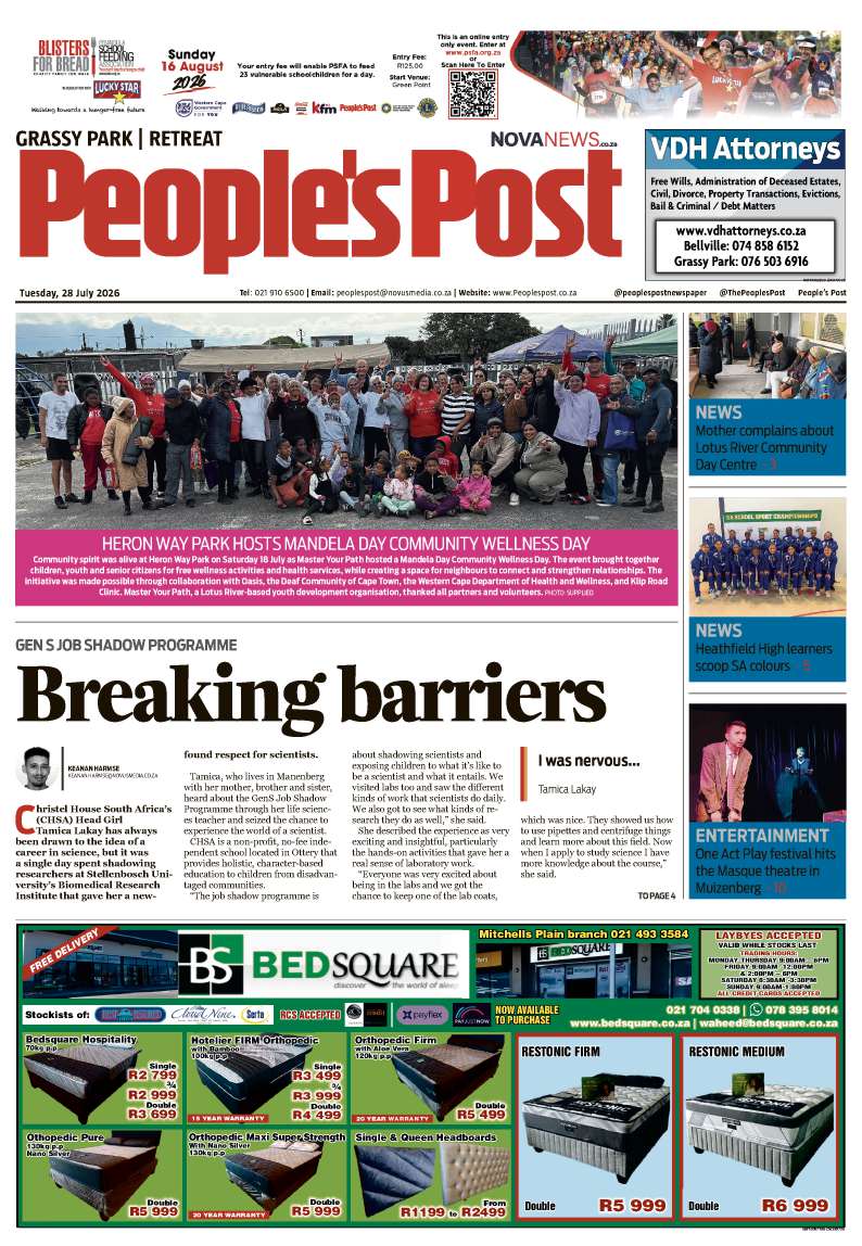 People’s Post Grassy Park/Retreat E-edition 28 July 2026