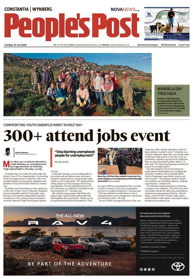 People’s Post Constantia/Wynberg E-edition 21 July 2026