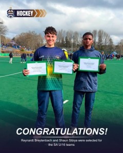 Grey College’s Reynardt and Shaun’s National Hockey Triumph