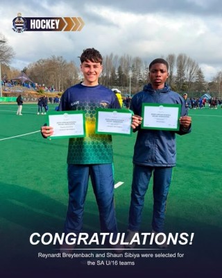 Grey College's Reynardt and Shaun's National Hockey Triumph