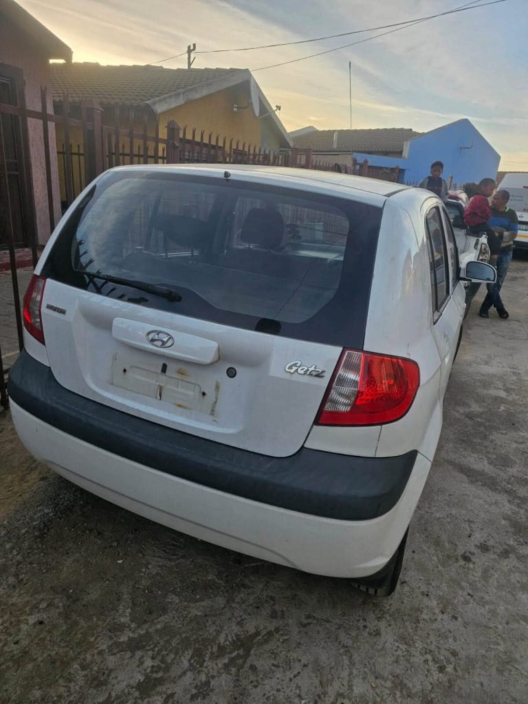 The Hyundai Getz that police recovered