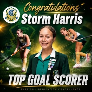 Storm Harris from Eunice U18B IPT Top Goal Scorer