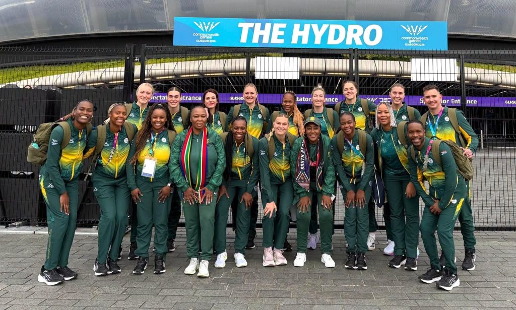 The Proteas netball team 