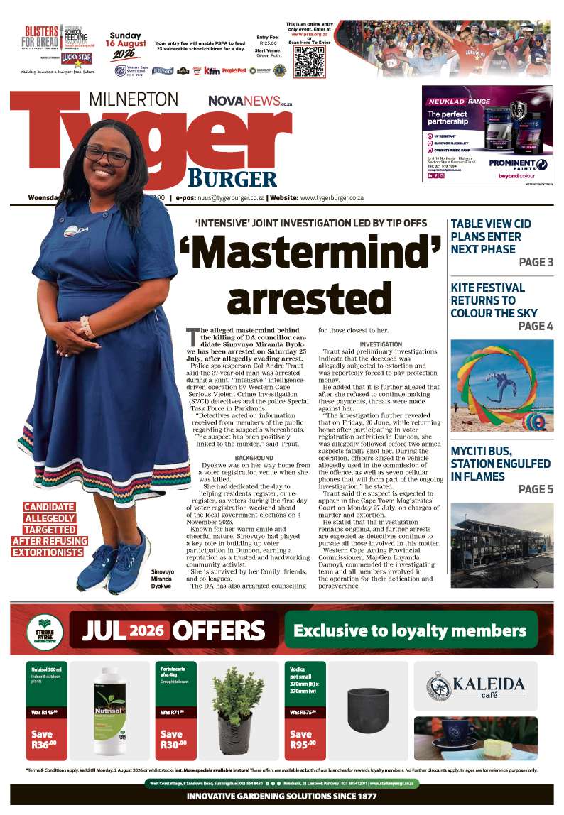 TygerBurger | Milnerton | E-edition | 29 July 2026